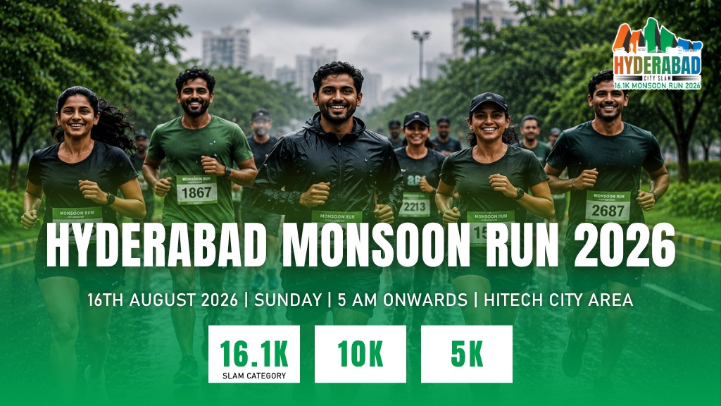 Hyderabad City Slam - 16.1K Monsoon Run 2026