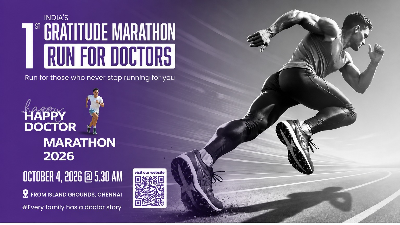 Happy Doctor Marathon 2026 Run to Thank Your Doctor, Chennai