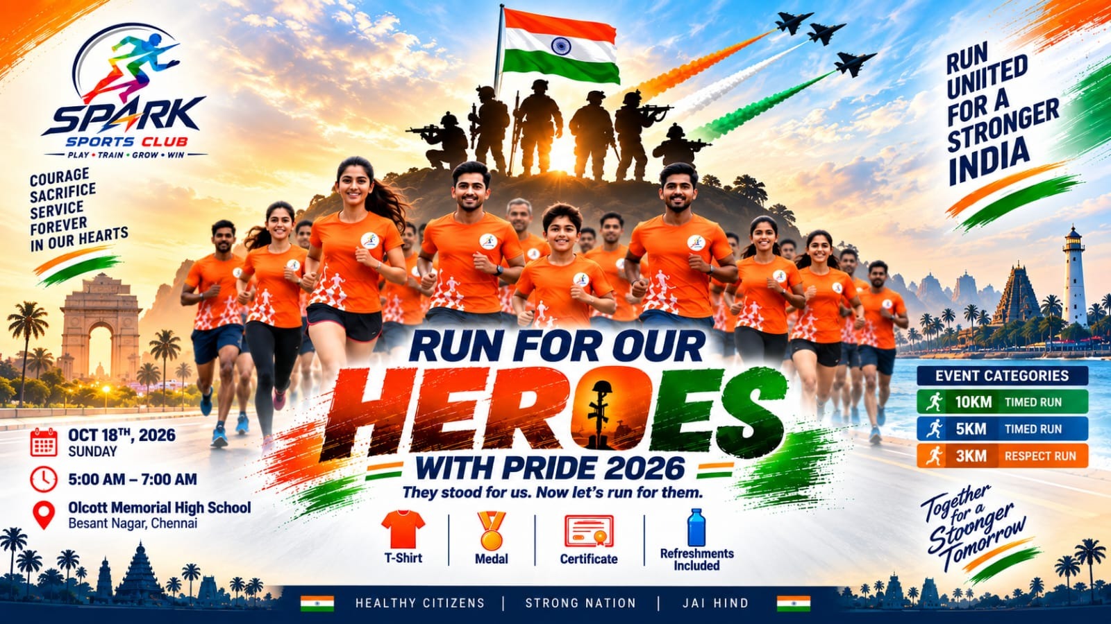 RUN FOR OUR HEROES WITH PRIDE 2026