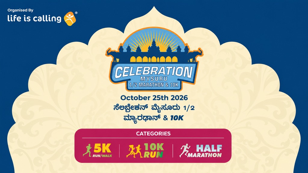 Celebration Mysuru 1/2 Marathon and 10k 2026
